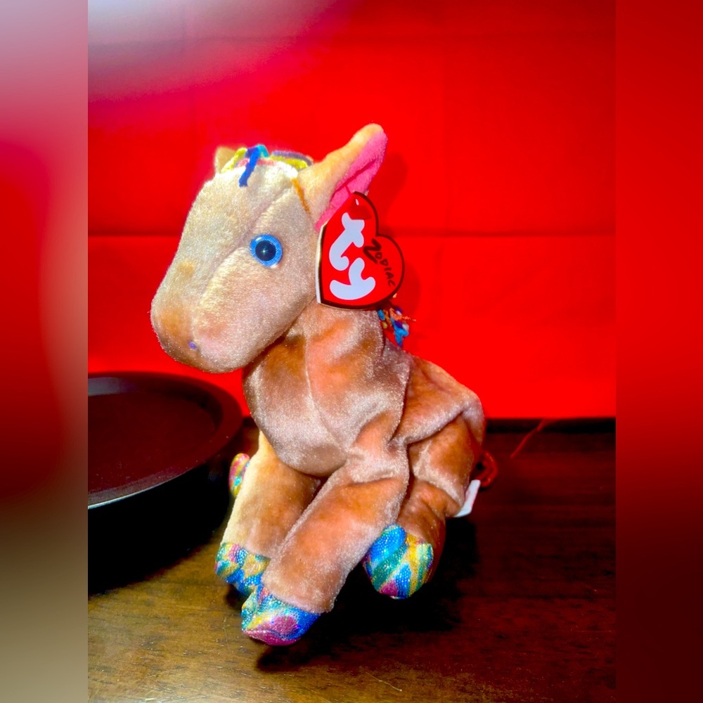 MNWMT TY Beanie Baby Horse Zodiac Collection.
